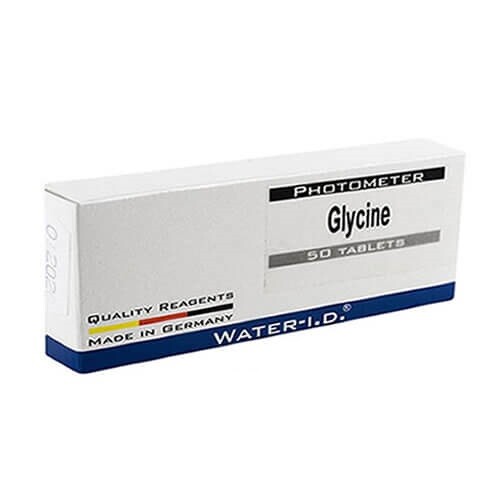 Таблетки для фотометра и тестера Water-id Glycine, Озон — вспомогательные (50 шт)
